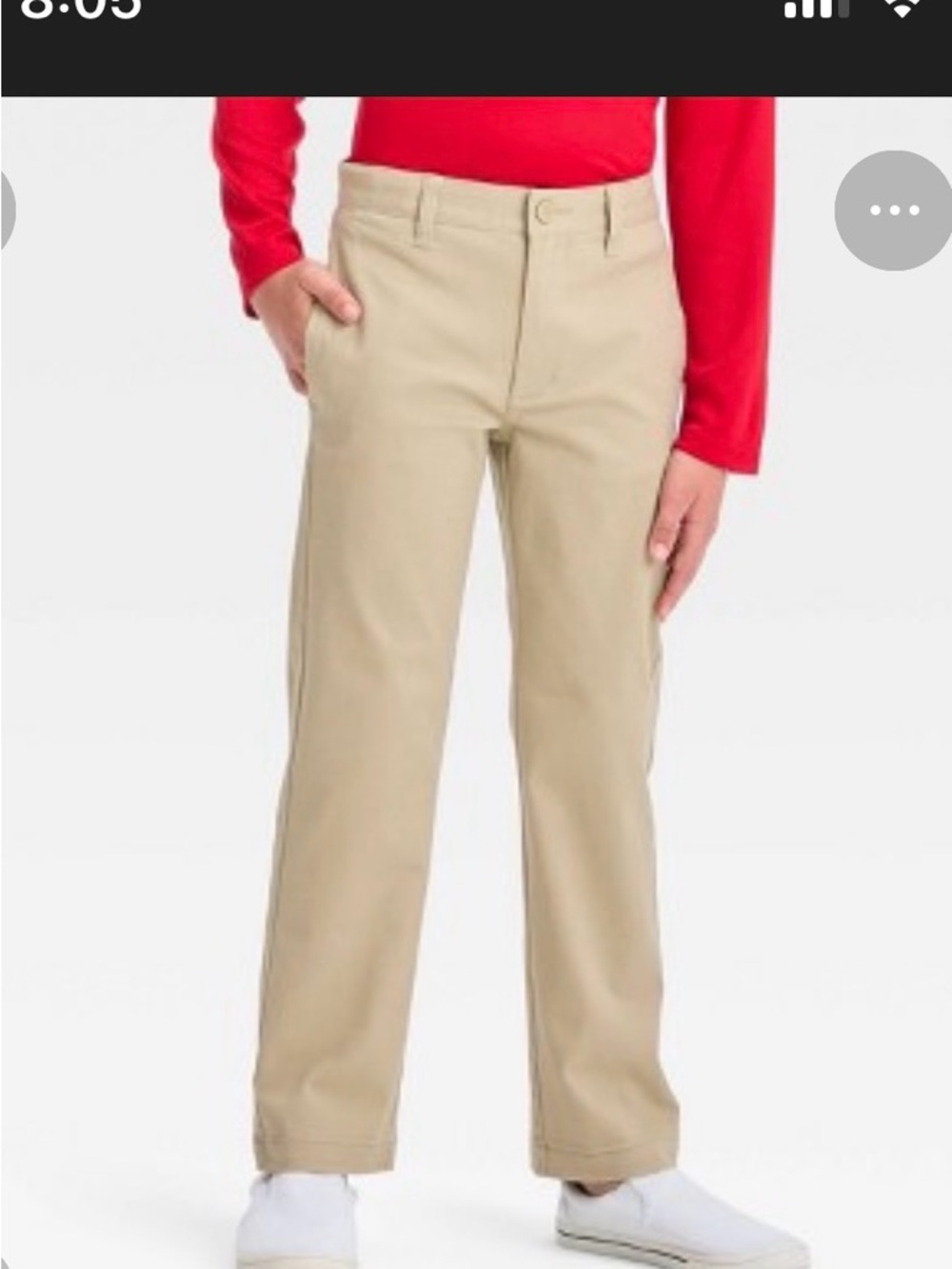 NWT boys chaps sz 14 husky uniform pants 1831